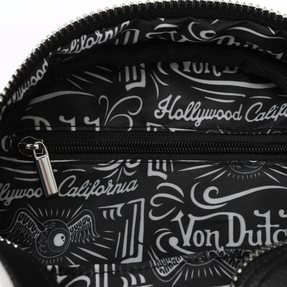 NWT VON DUTCH CLASSIC 51 BLACK BOWLING BAG - Picture 2 of 5